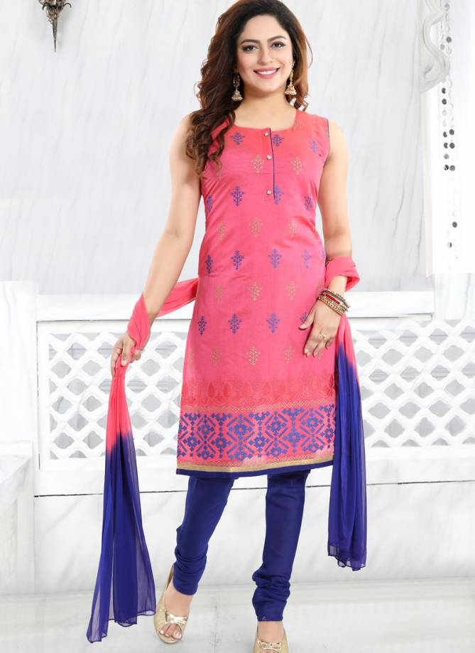 N F CHURIDAR 11 Latest Fancy Designer Festive Wear Chanderi Silk Resam Embroidery Work Heavy Salwar Suit Collection